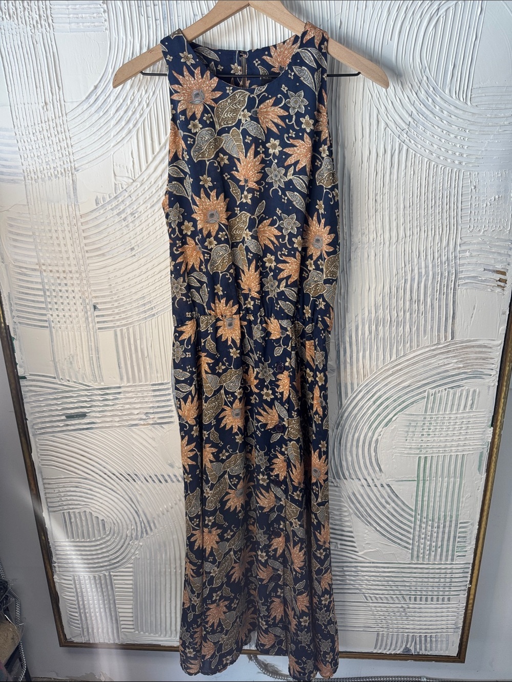 Vintage Clues Collection Floral Maci Dress Cottagecore Boho Prairie N0363
